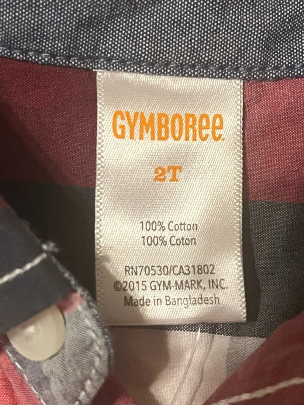 Gymboree classic plaid
